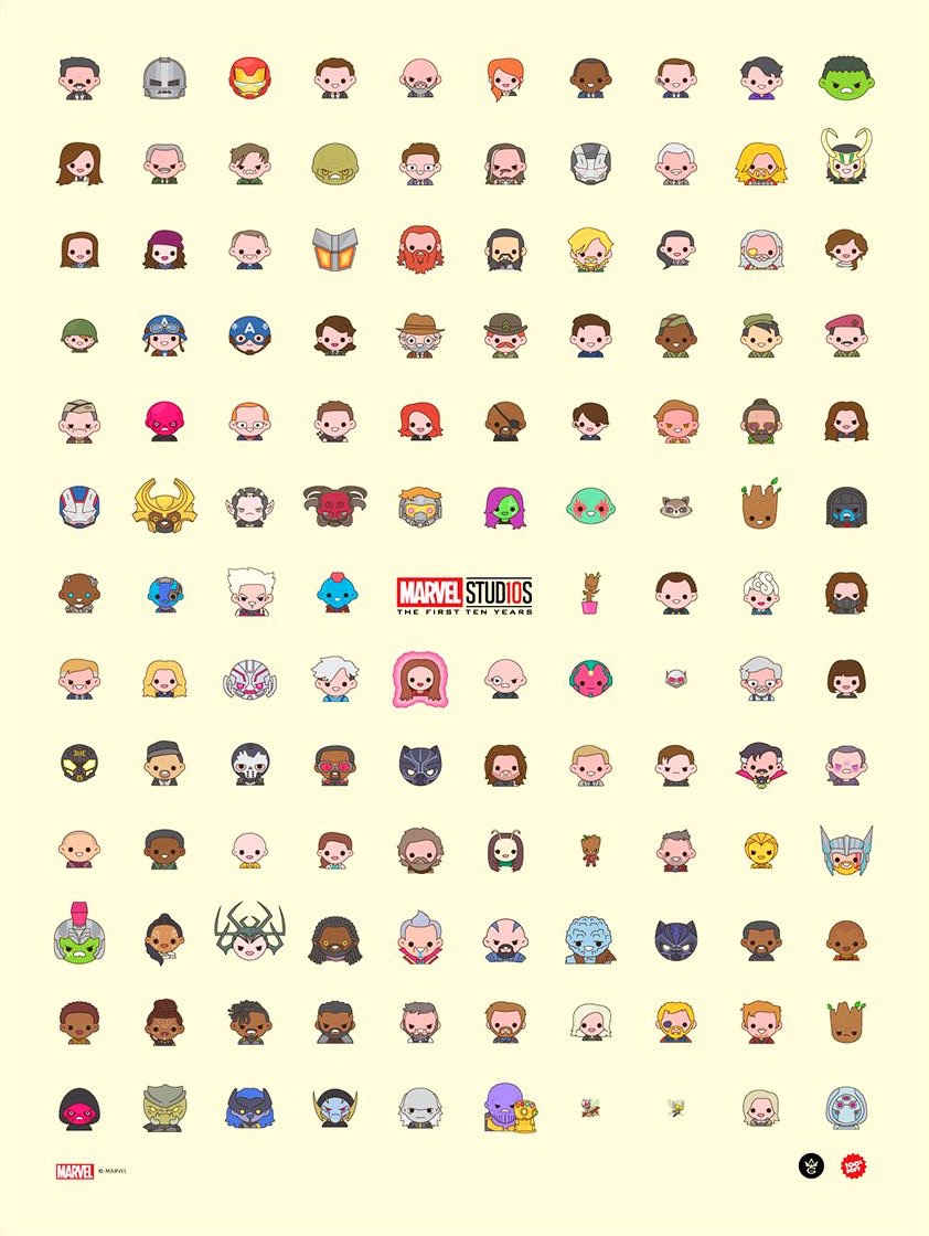 漫威10周年emoji表情包大全