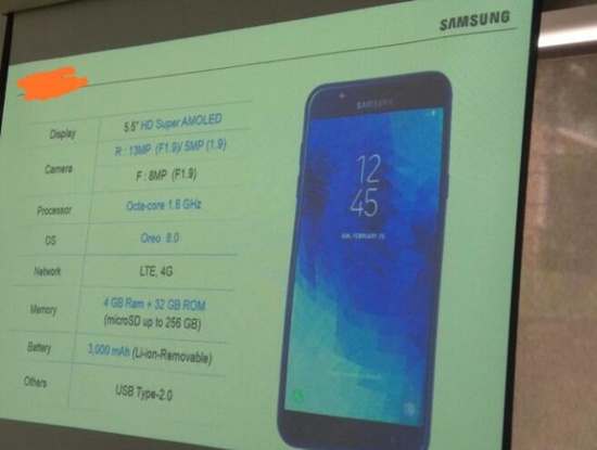 2018年款Galaxy J7 Duo曝光 售价约为1924元