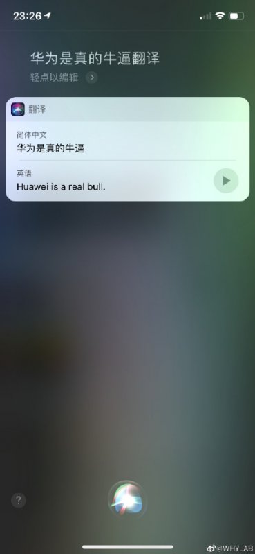 苹果Siri惊现侮辱性翻译