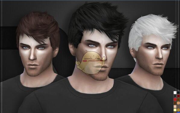 模拟人生4男款帅气发型mod