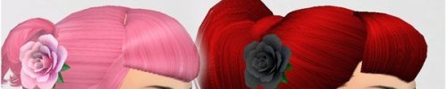 《模拟人生4》多彩玫瑰花头部装饰MOD