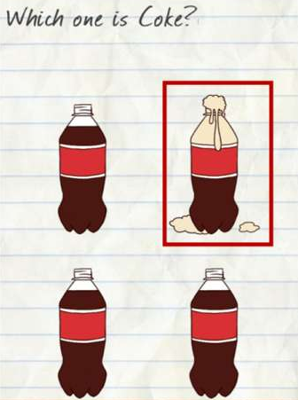 最囧游戏2第10关攻略 最囧游戏2哪一瓶是可乐攻略